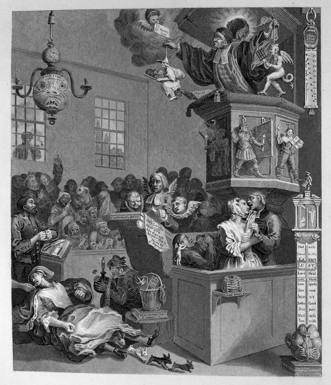 Hitelesség, babona és fanatizmus alkotó: William Hogarth