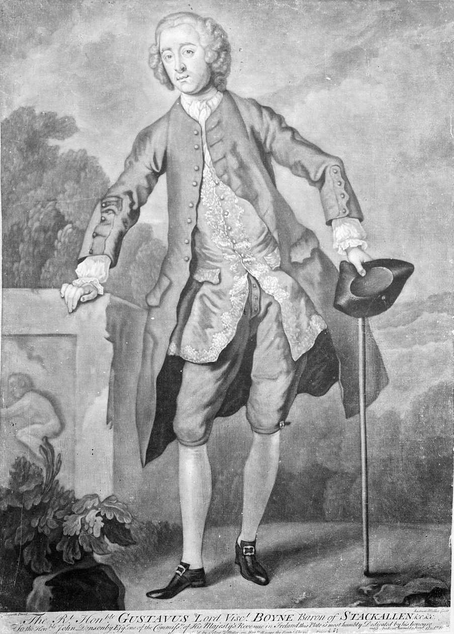 Gustavus Hamilton, metszett Andrew Miller alkotó: William Hogarth