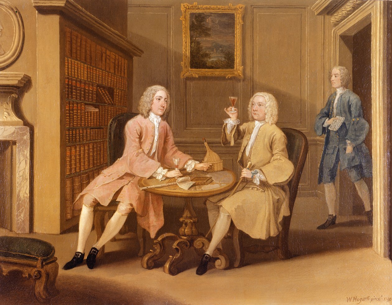 Mr Woodbridge és Holland kapitány alkotó: William Hogarth