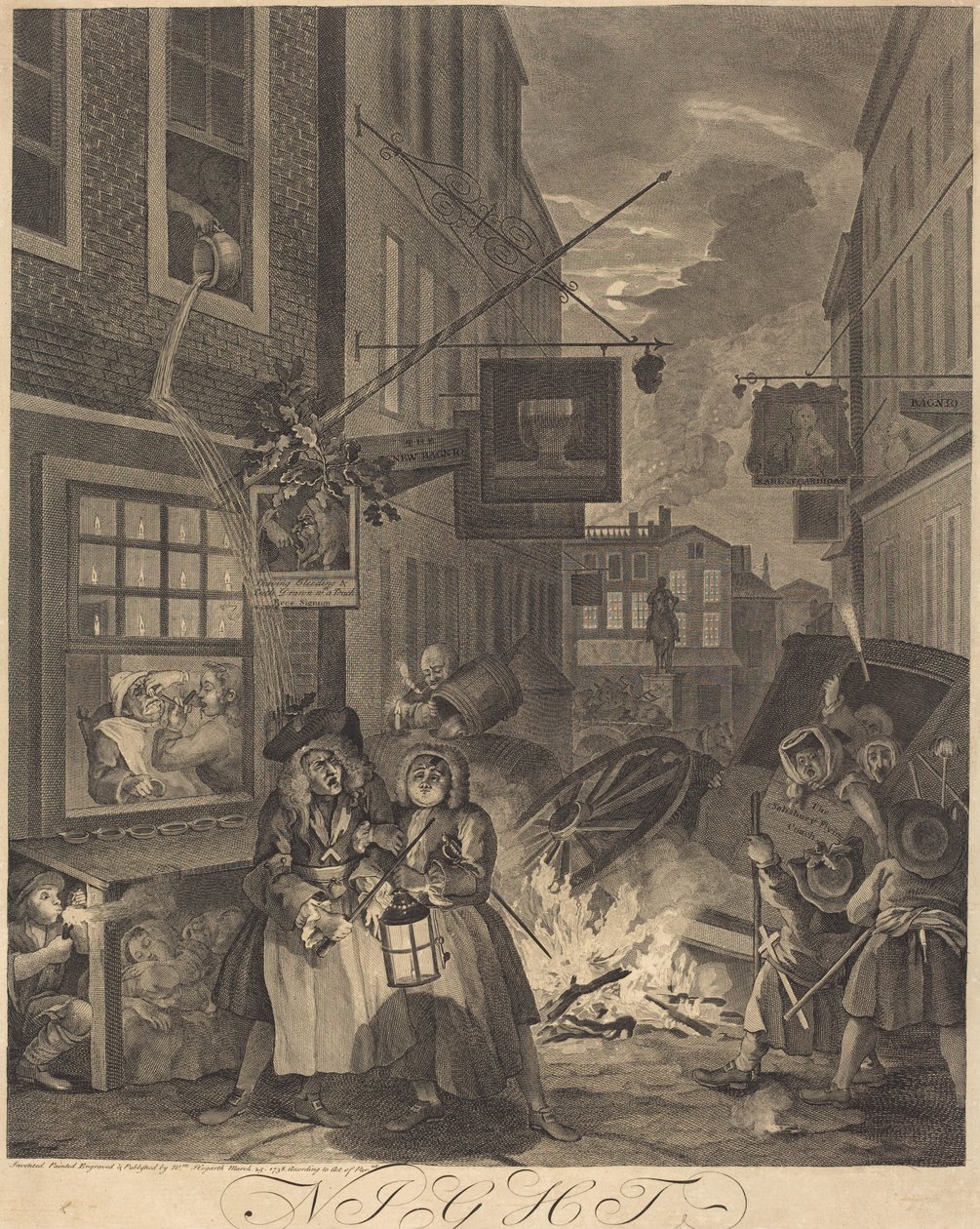 Éjszaka alkotó: William Hogarth