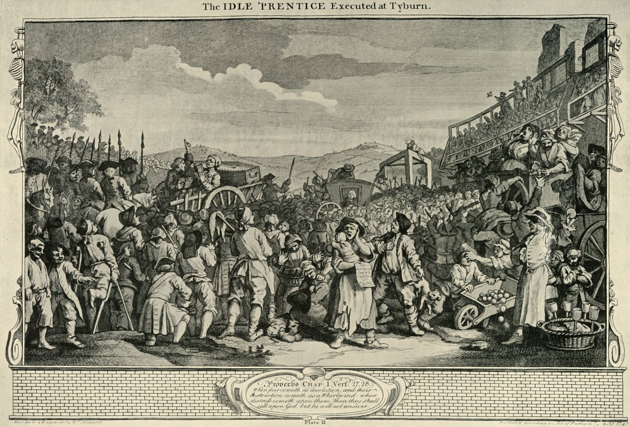 A Tyburn felé vezető úton, 1747, 1925. alkotó: William Hogarth