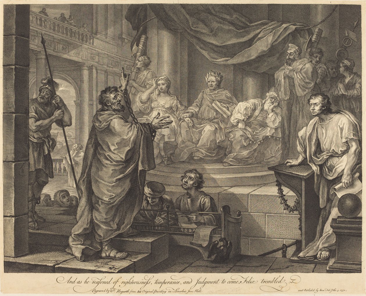 Pál Félix előtt alkotó: William Hogarth