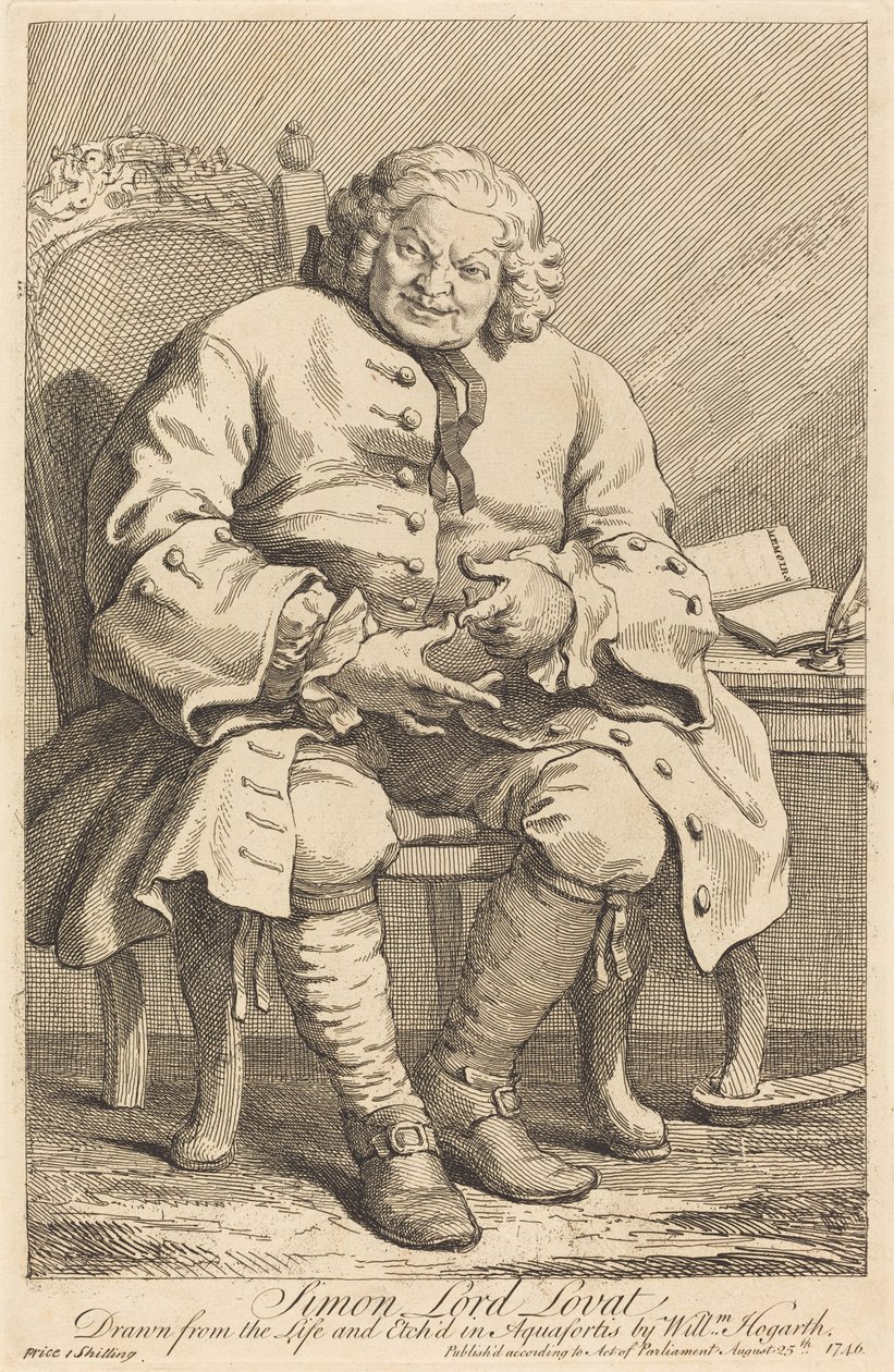 Simon Lord Lovat alkotó: William Hogarth