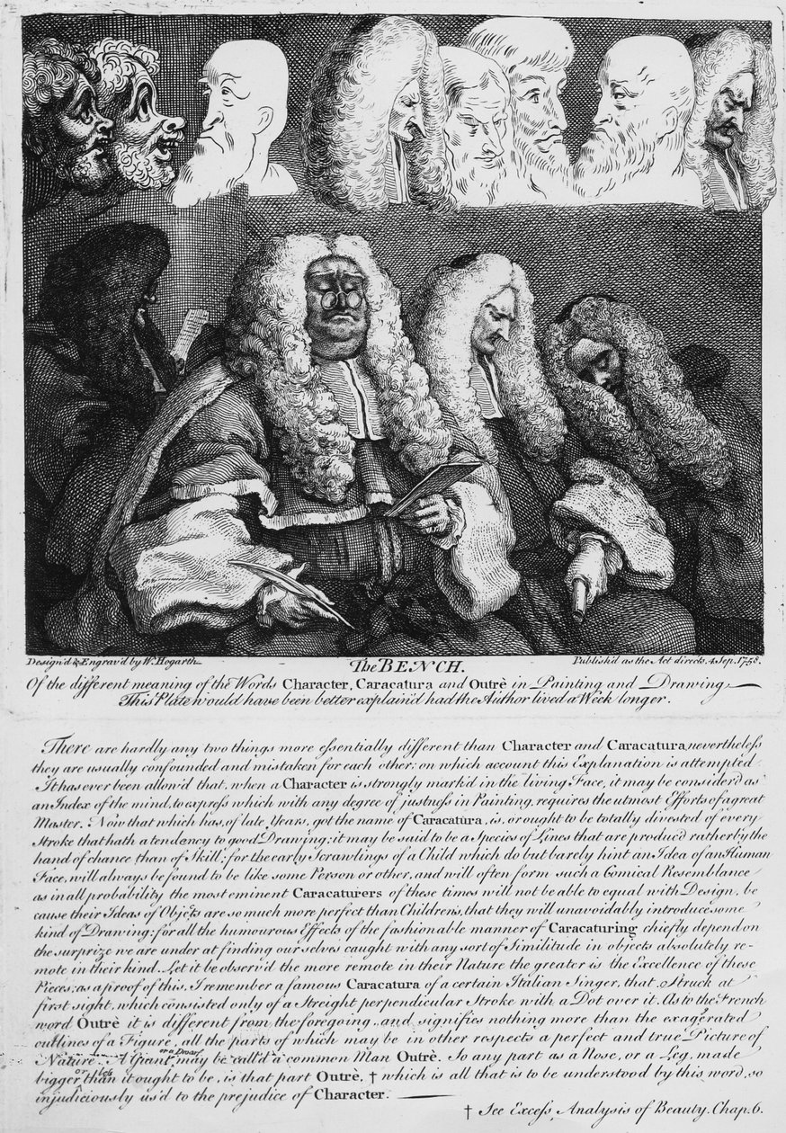 A pad, 1758 alkotó: William Hogarth