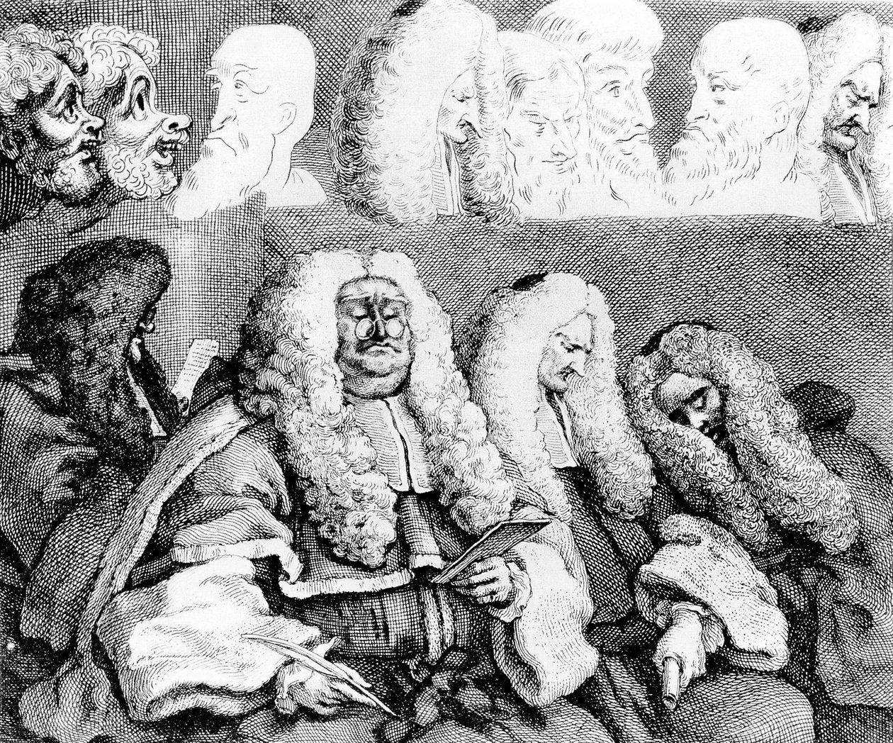 A pad, 1758. alkotó: William Hogarth