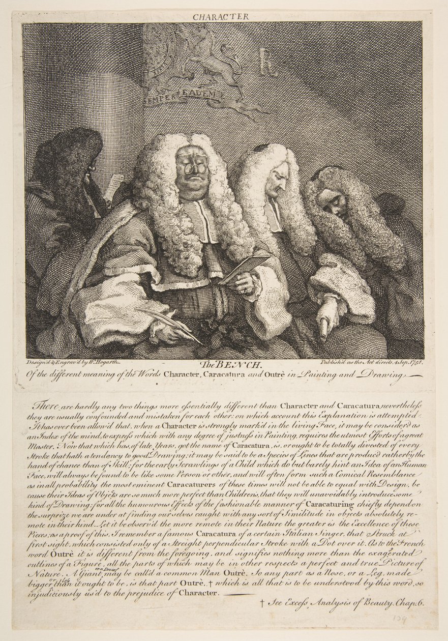 A pad, 1758. szeptember. alkotó: William Hogarth