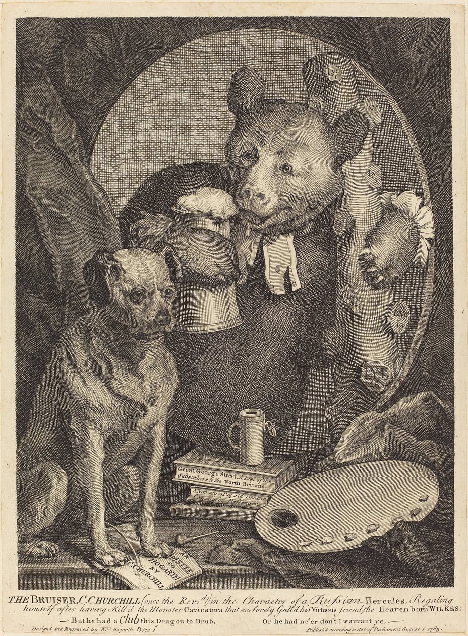 A Bruiser alkotó: William Hogarth