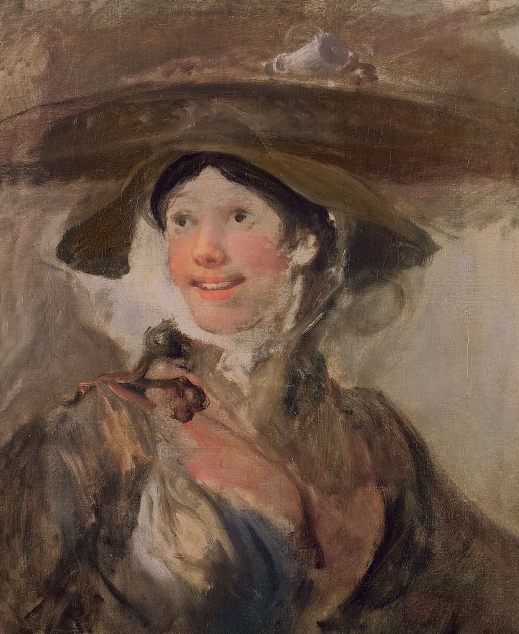 A garnélarák lány, 1745 körül alkotó: William Hogarth