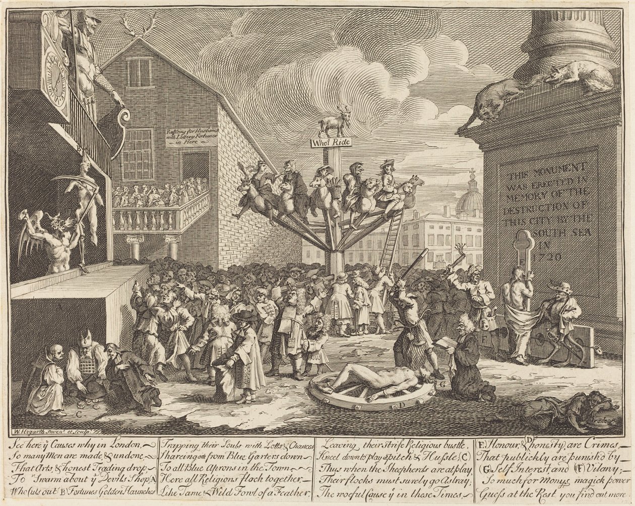 A dél-tengeri program alkotó: William Hogarth