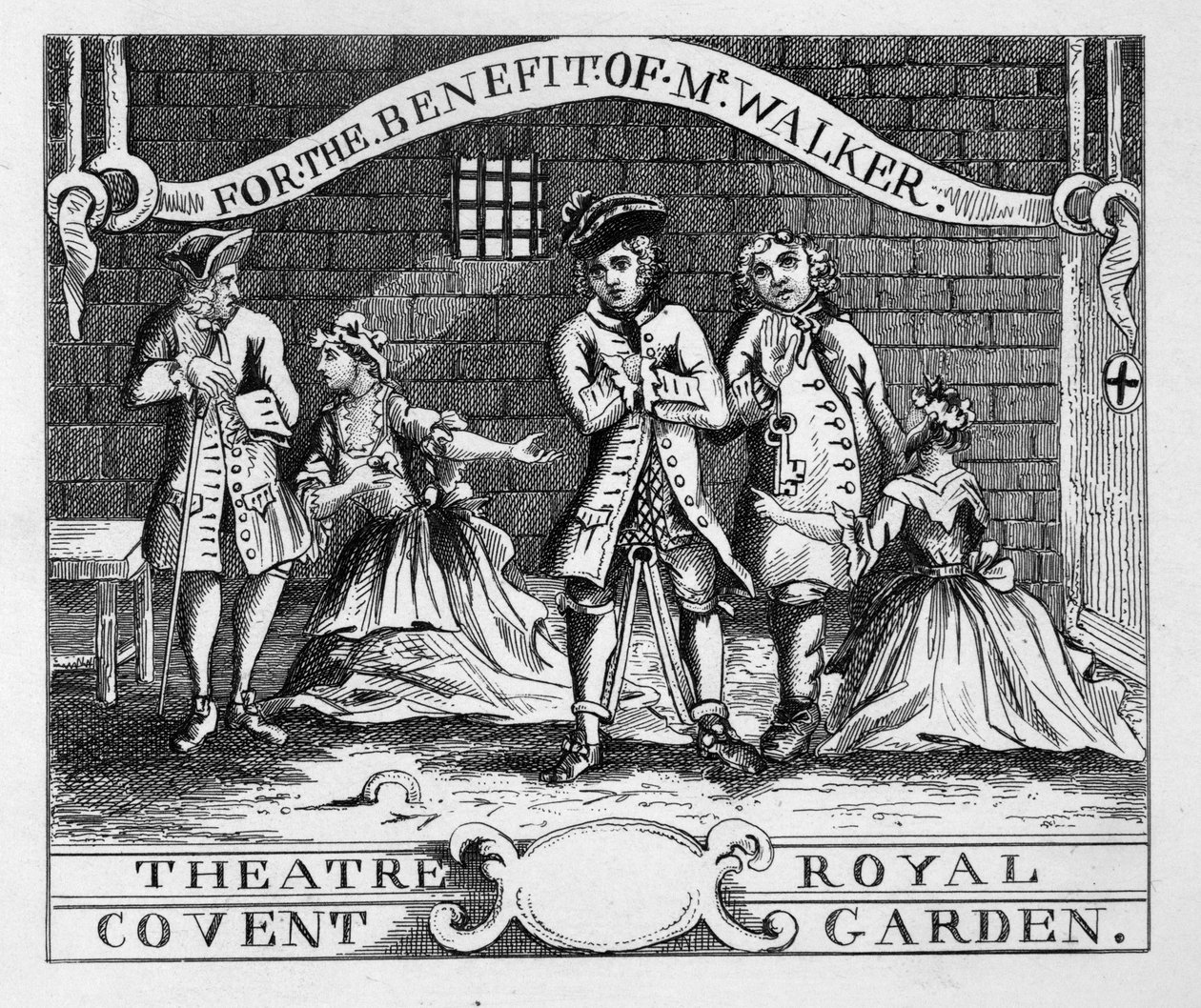 Theatre Royal, Covent Garden alkotó: William Hogarth