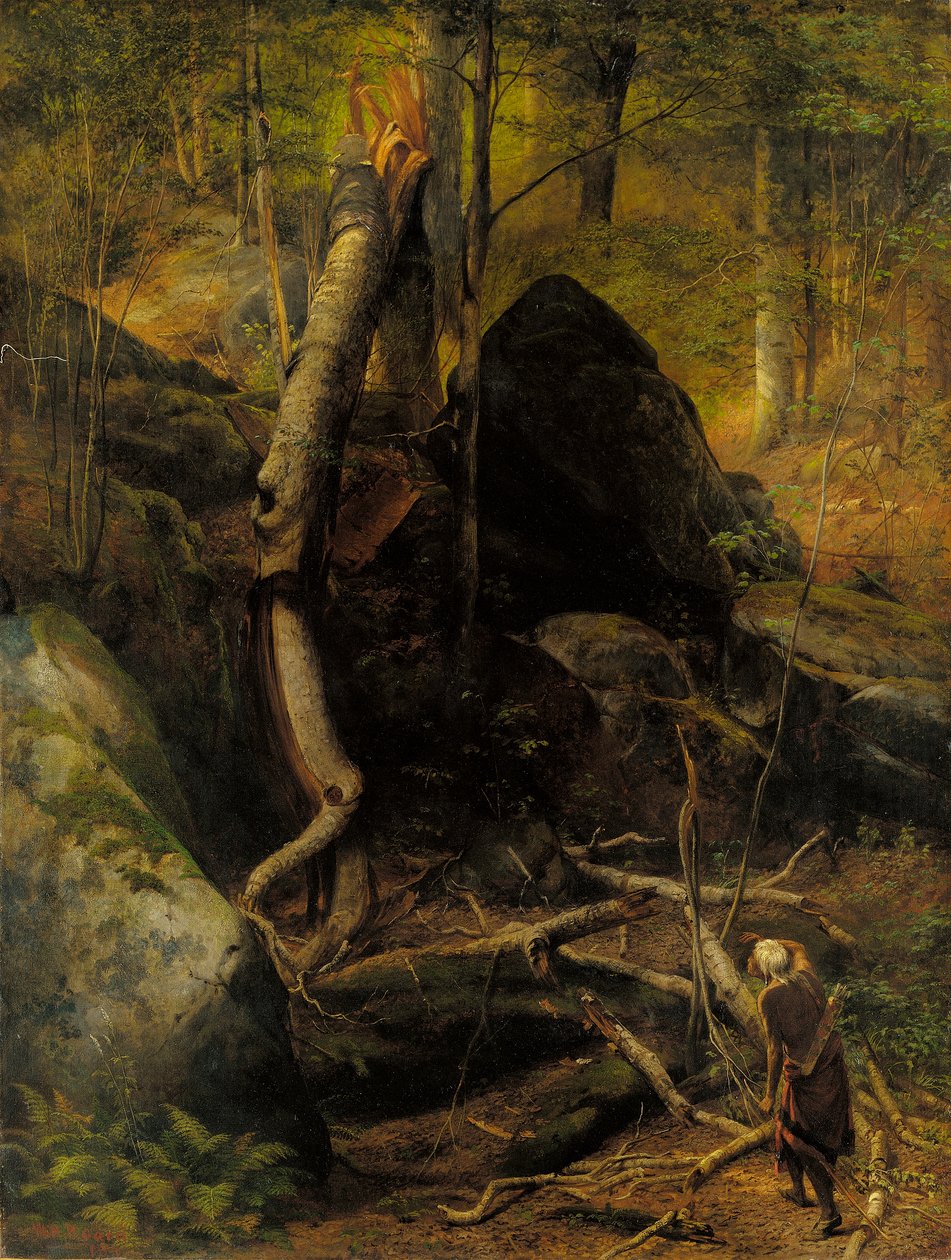 A ledőlt mérföldkő, 1872 alkotó: William Holbrook Beard