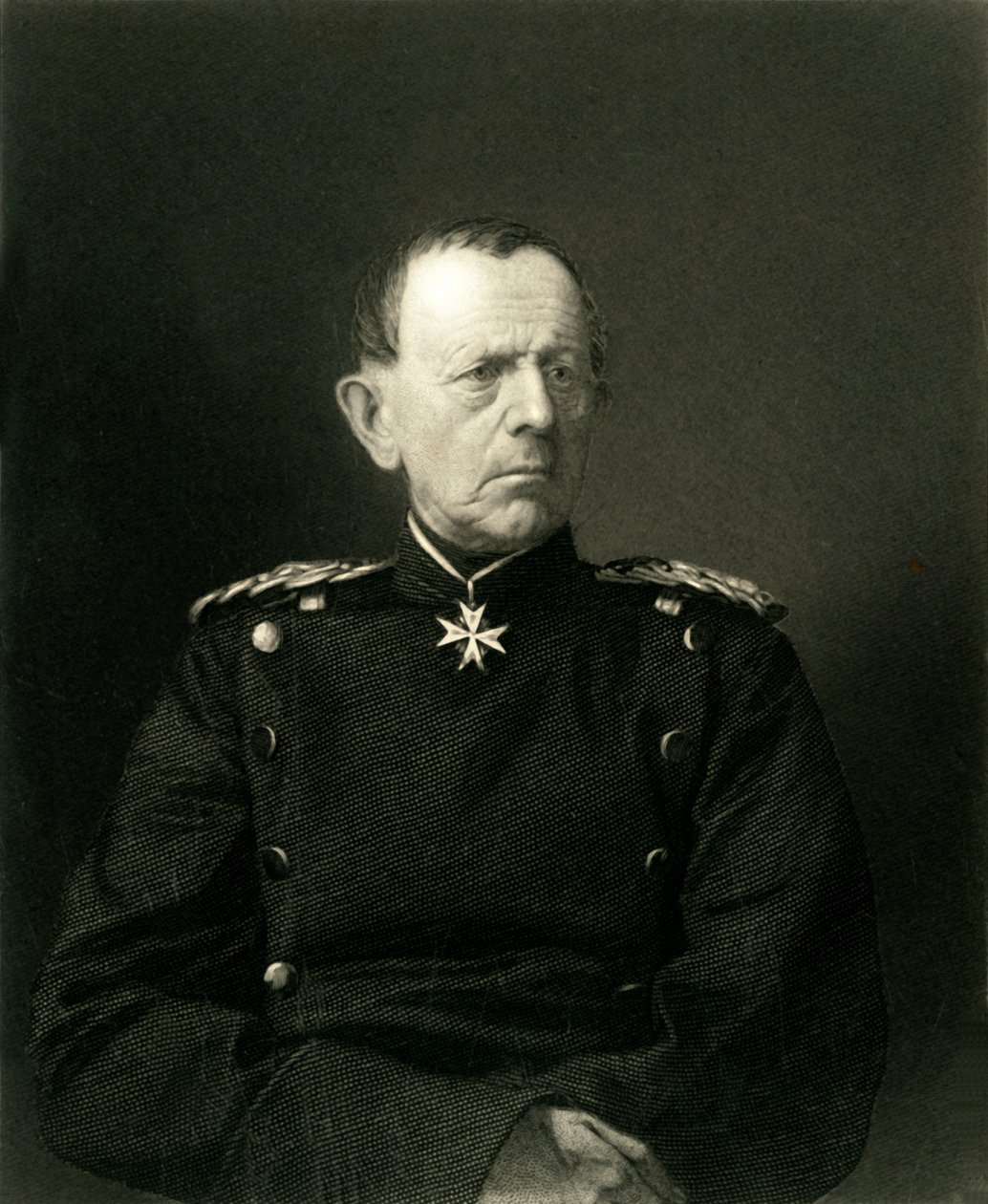 „Von Moltke tábornok”, 1872. alkotó: William Holl