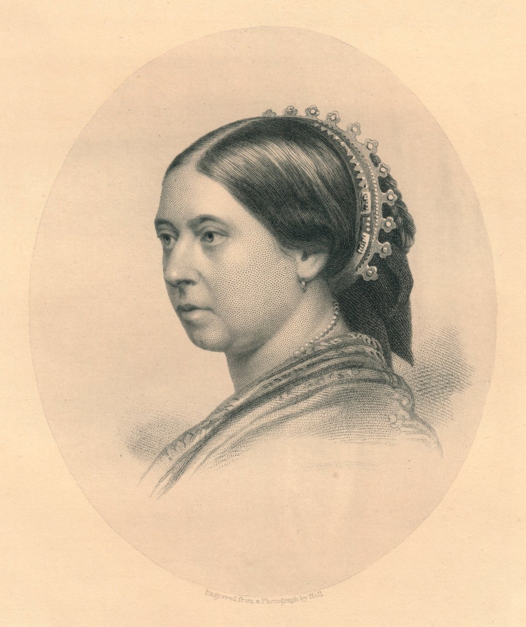 Őfelsége, a királynő, 1860-as évek. alkotó: William Holl