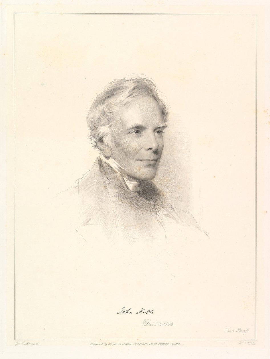 John Keble portréja, 1863. alkotó: William Holl