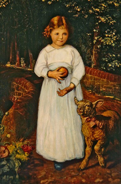Miss Flamborough (olaj, vászon) alkotó: William Holman Hunt