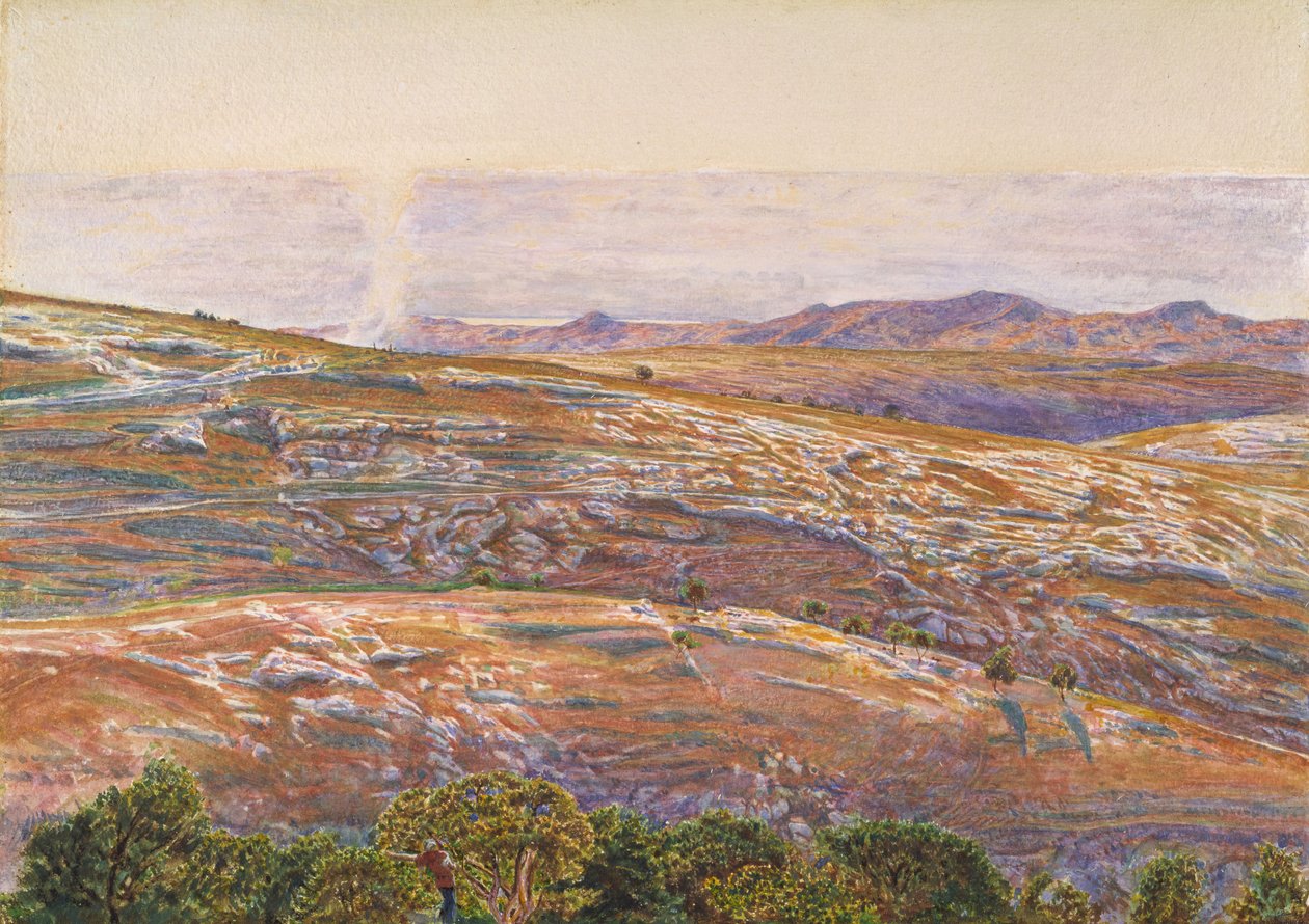A Holt-tenger Siloamból, 1861. alkotó: William Holman Hunt