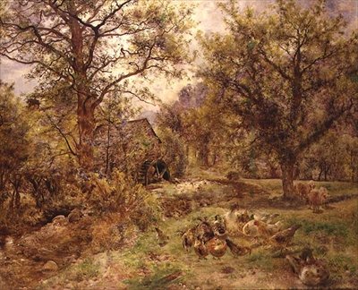 A régi vízimalom alkotó: William Huggins