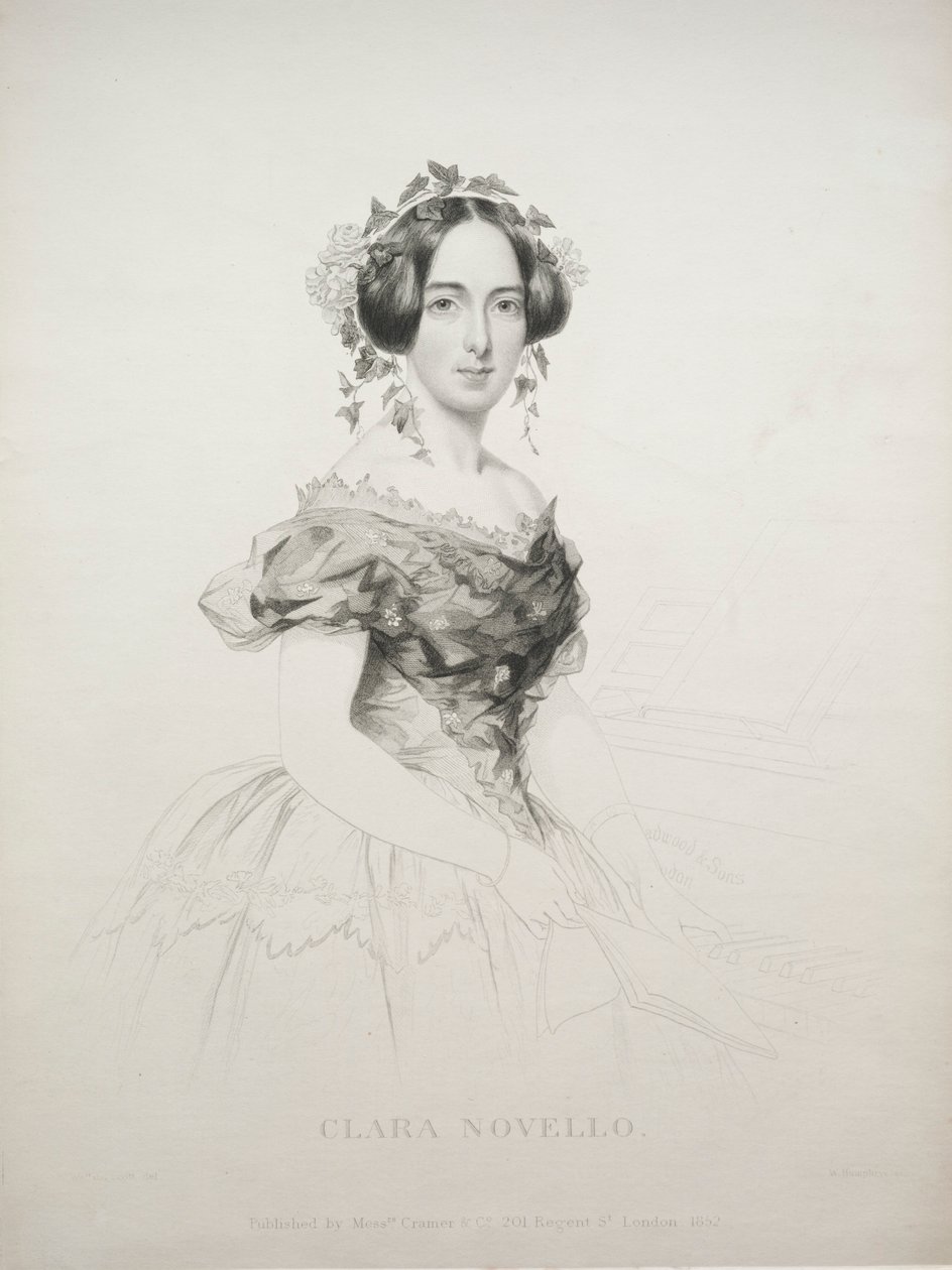 Clara Novello, 1852. alkotó: William Humphreys