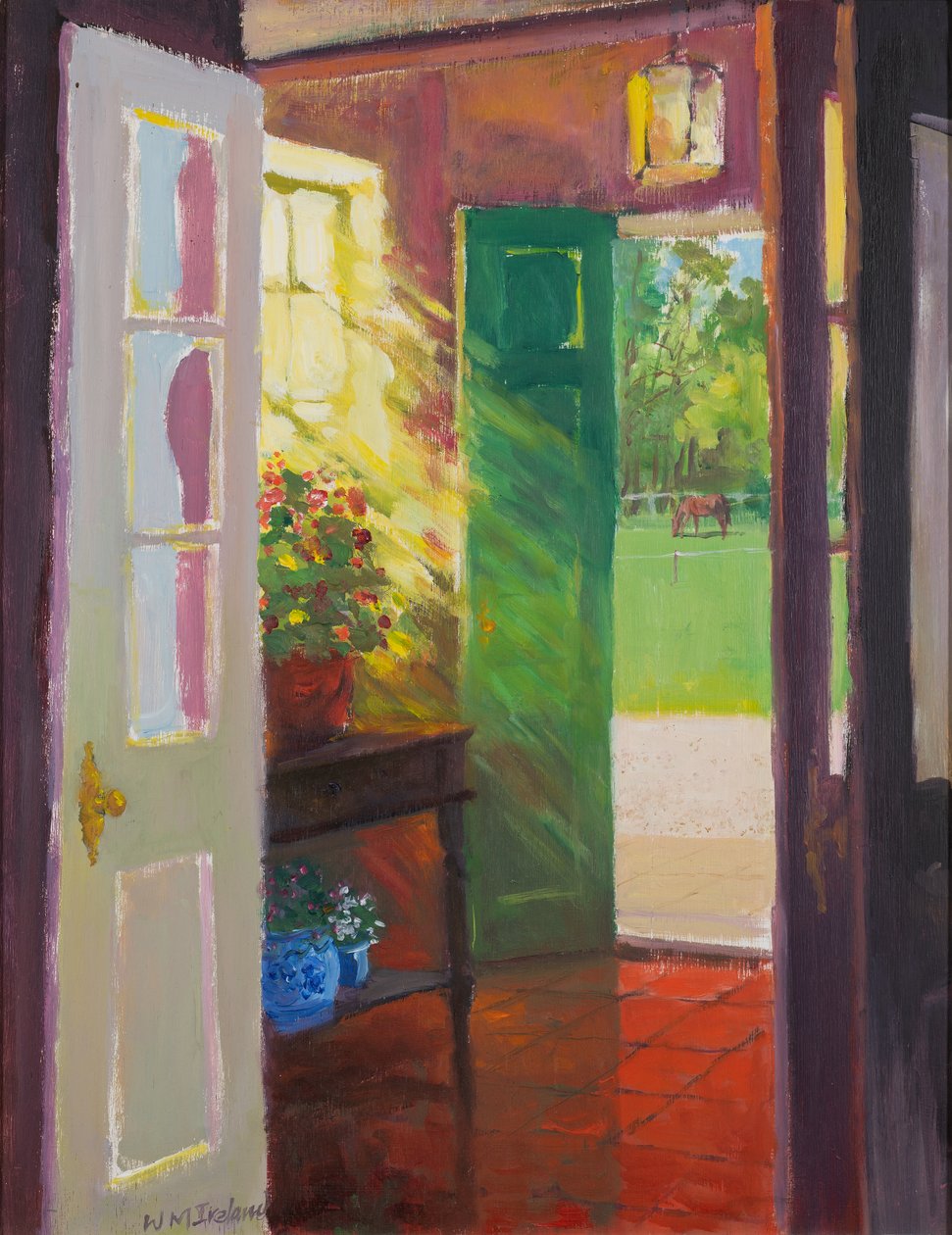 The Paddock, 2001 (olaj a fedélzeten) alkotó: William Ireland