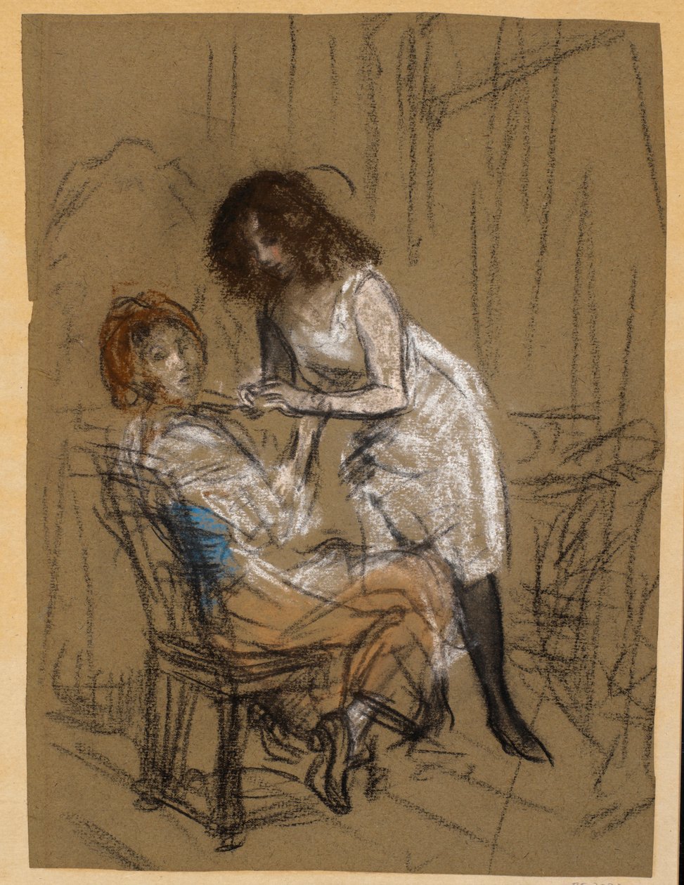 Két nő (egy ülő) alkotó: William James Glackens