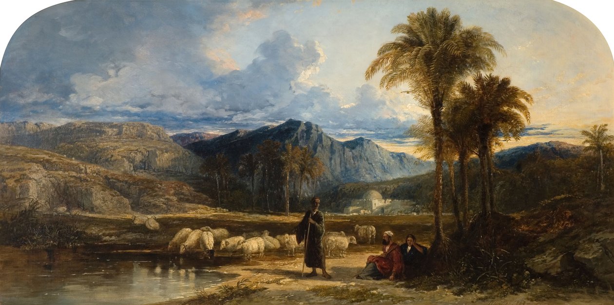 Arab juhászok, 1842. alkotó: William James Muller