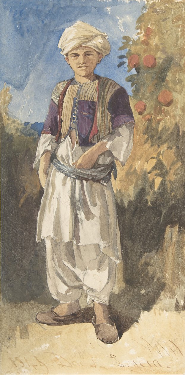 Állandó török ifjúság, 1844. alkotó: William James Muller