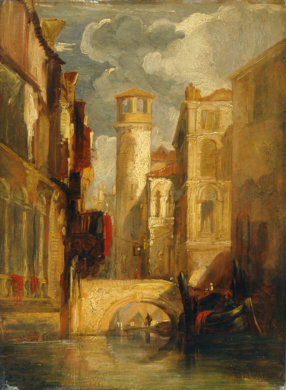 „Velencei jelenet”, 1832-1845 alkotó: William James Muller