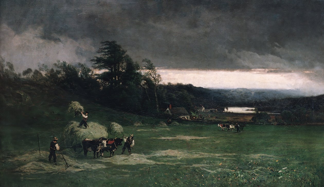 Közeledik a vihar, 1880. alkotó: William Keith