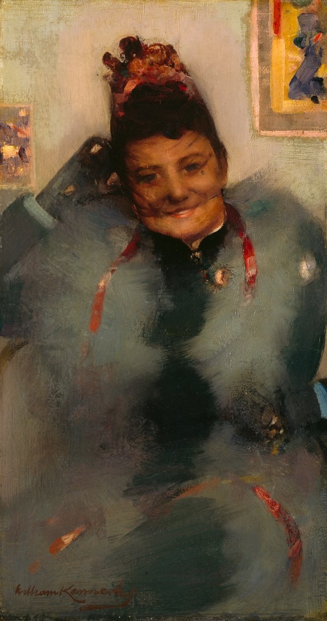 The Fur Boa (olaj, vászon) alkotó: William Kennedy