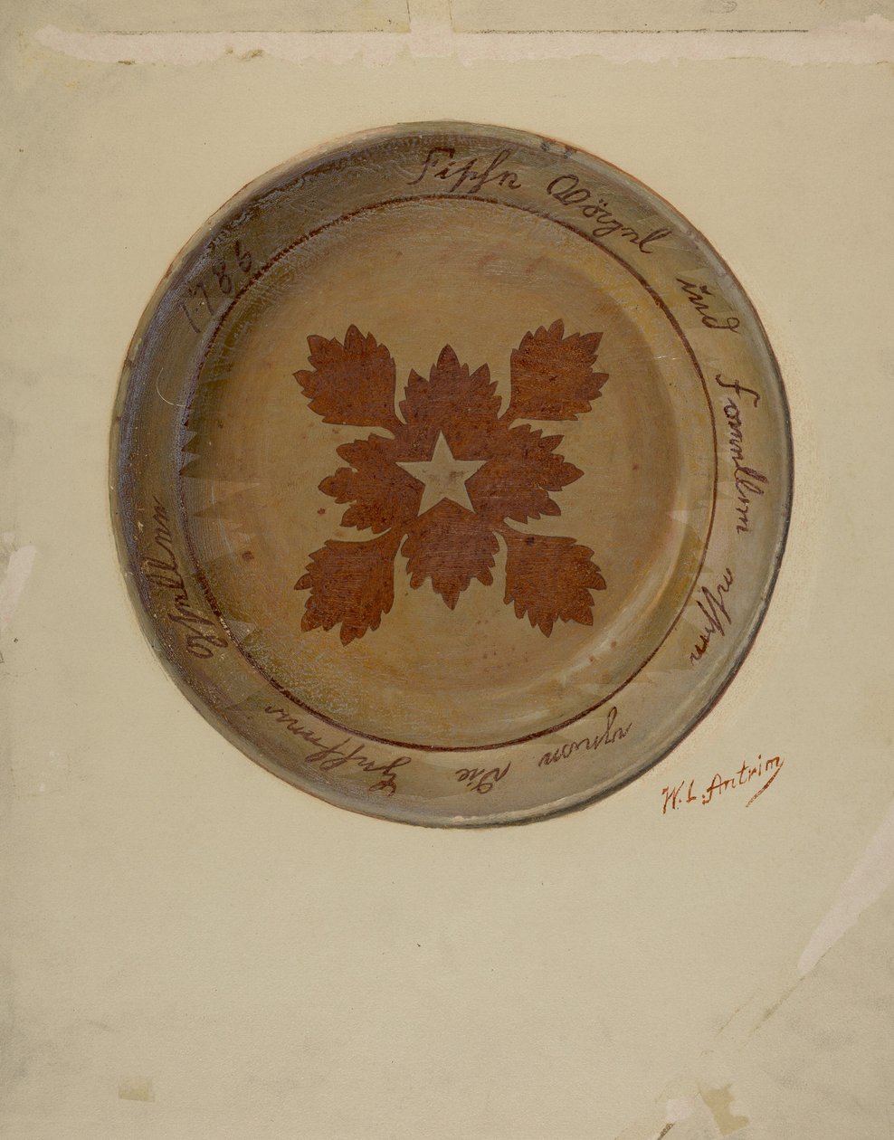Pa. Német étel, c. 1936. alkotó: William L Antrim