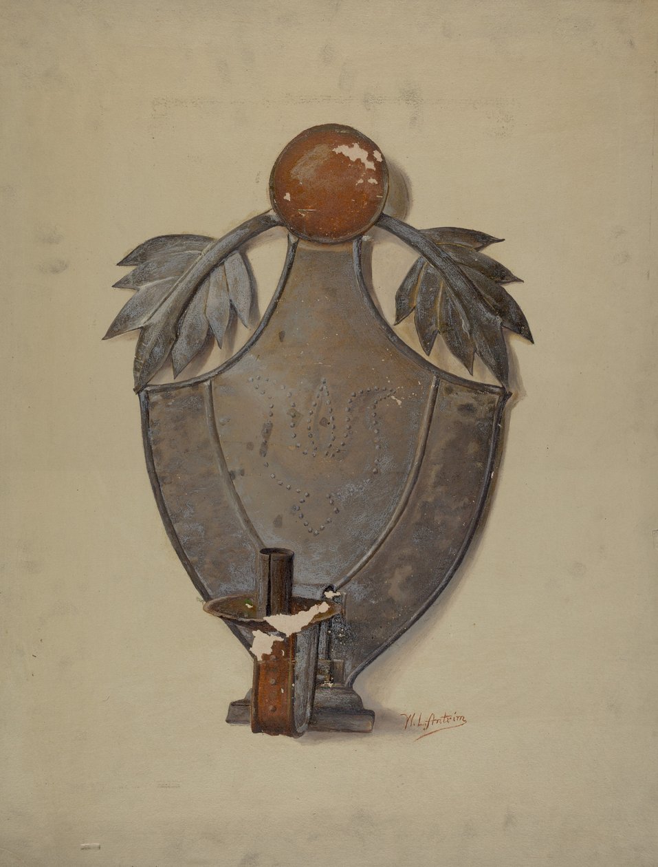 Pa. Német Bádogkarács, c. 1937. alkotó: William L Antrim