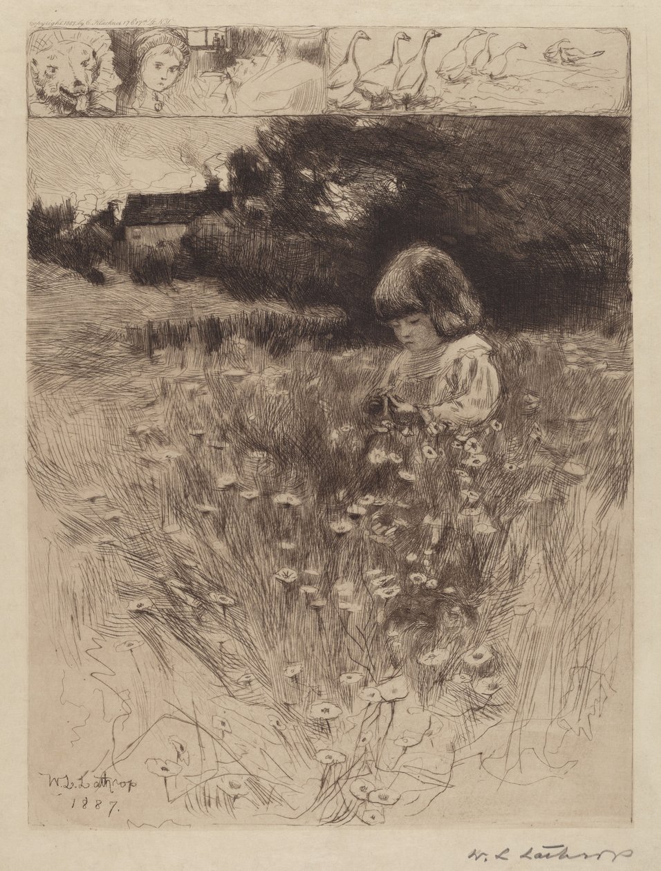 Piroska alkotó: William Langson Lathrop