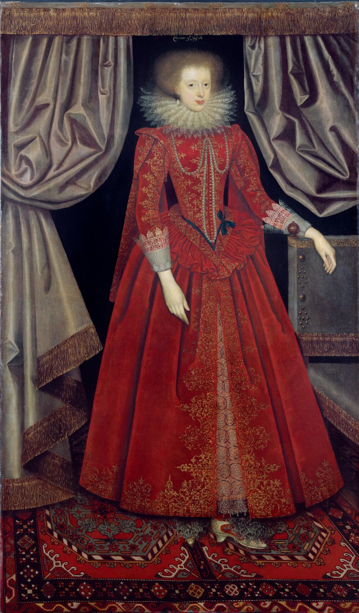 Catherine Knevet, 1615 körül (olaj, vászon) alkotó: William Larkin
