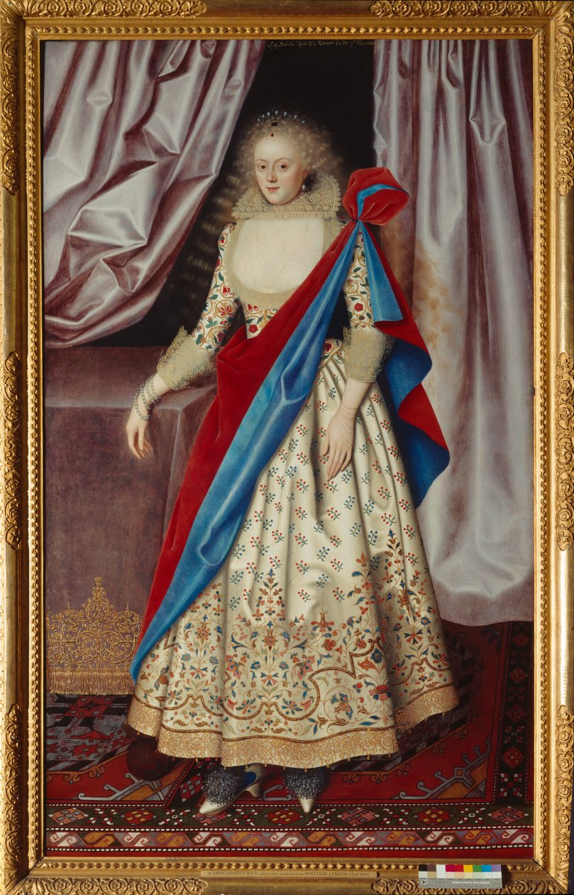 Lady Isabella Rich 1615 körül (olaj, vászon) alkotó: William Larkin