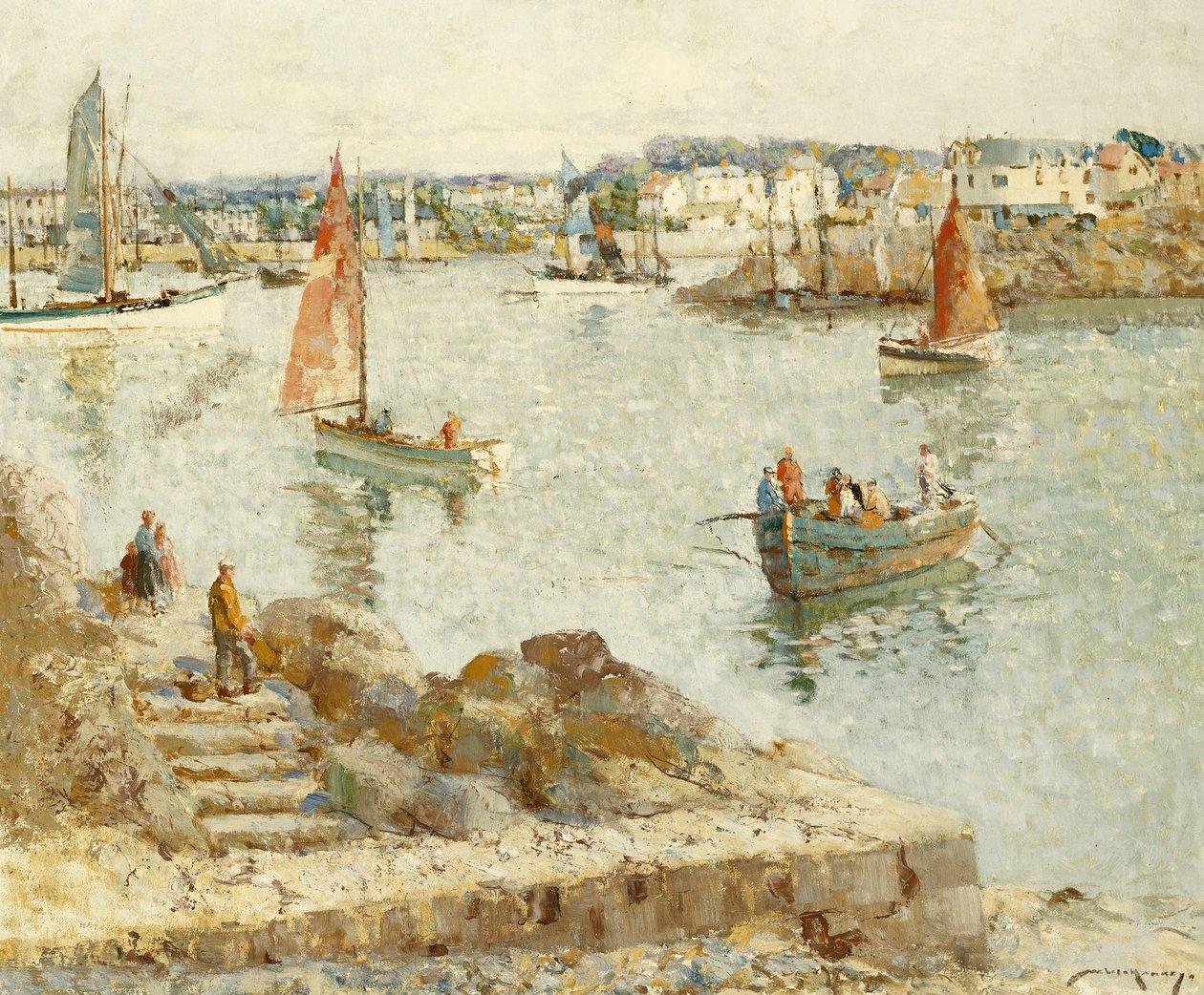 A komp, Concarneau alkotó: William Lee Hankey