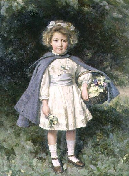 Patricia Anley portréja alkotó: William Logsdail