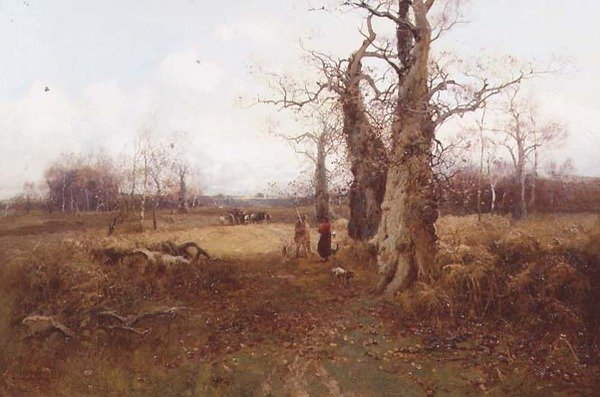 Őszi táj alkotó: William Manners