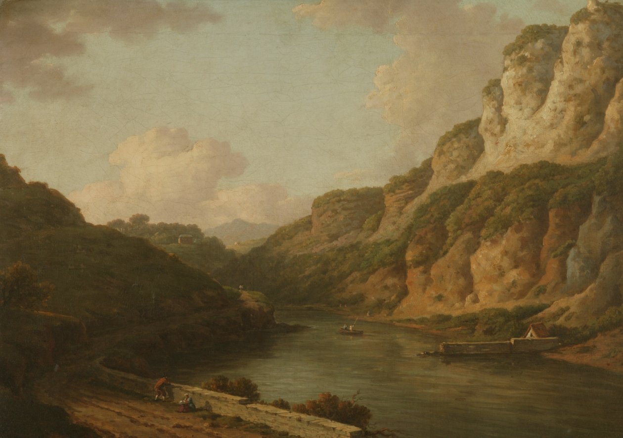 Matlock, Derbyshire, c.1780 (oil on canvas) alkotó: William Marlow