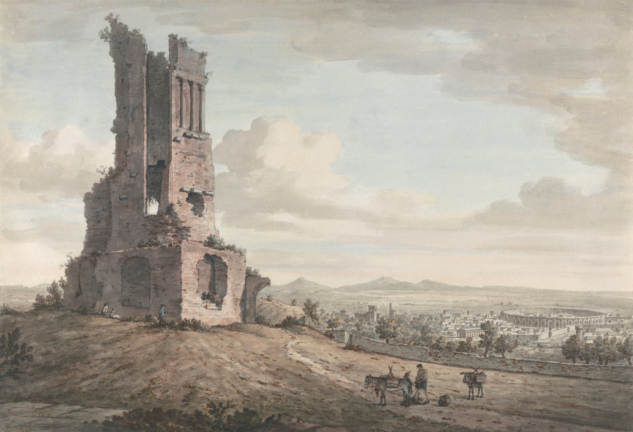 Nîmes a Tour Magne-ból alkotó: William Marlow