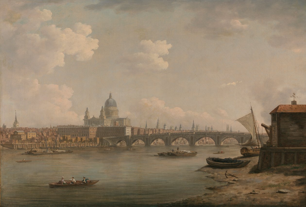 Szent Pál és Blackfriars híd alkotó: William Marlow