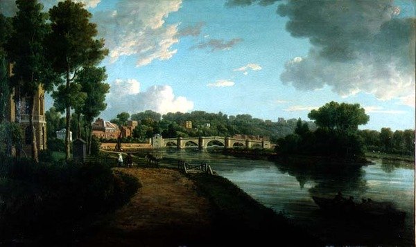 A Temze Richmondban, Surrey államban alkotó: William Marlow
