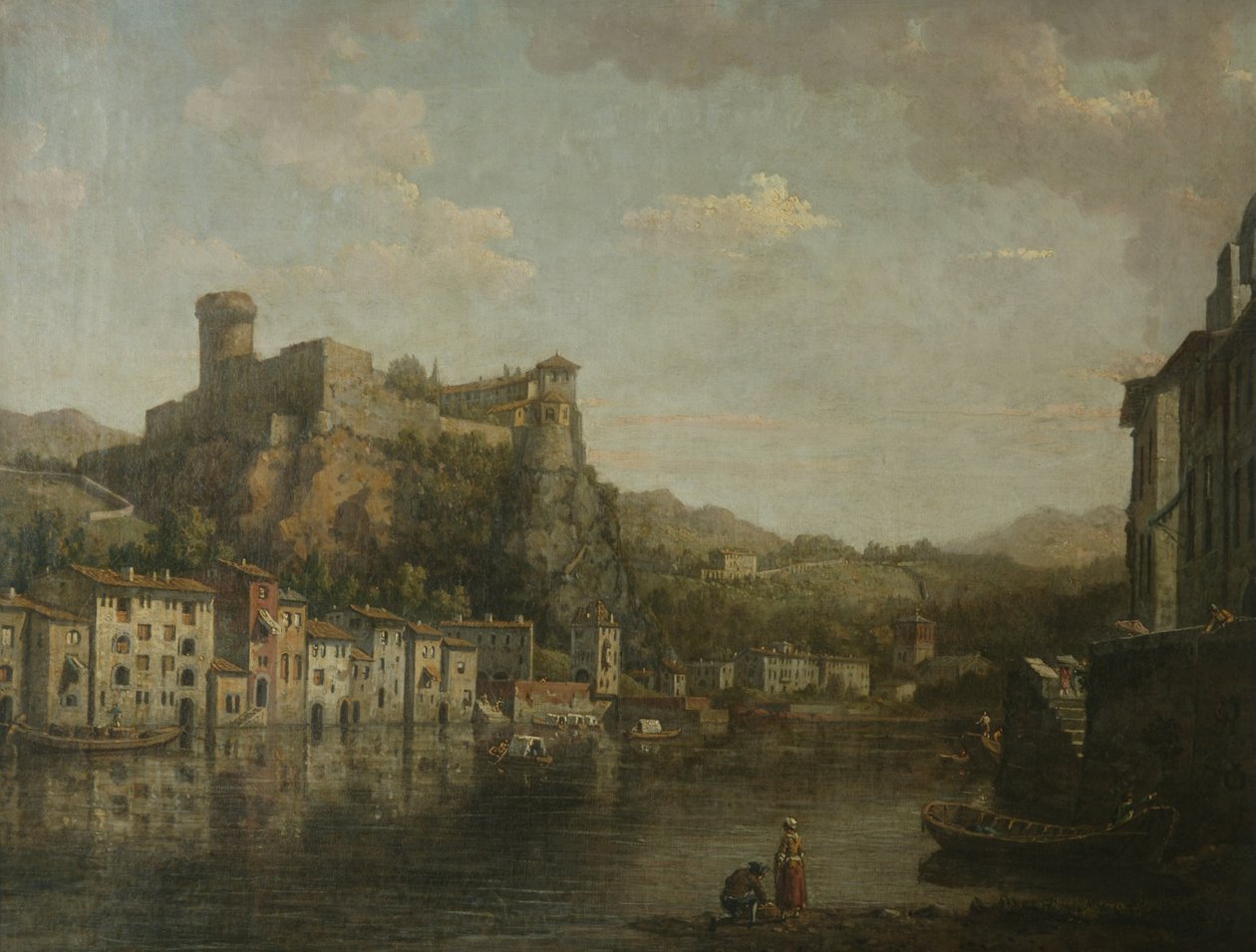 Nézet Lyonban (olaj, vászon) alkotó: William Marlow