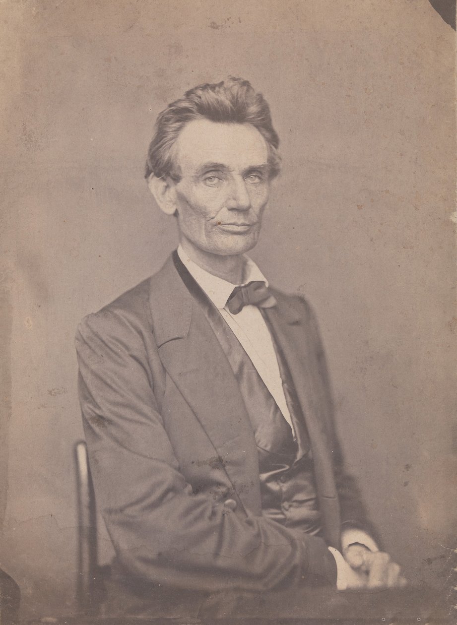 Abraham Lincoln, 1860. május 20. alkotó: William Marsh