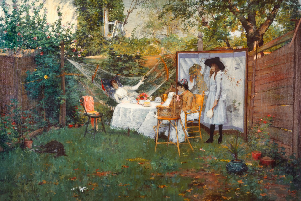 Reggeli a szabadban alkotó: William Merritt Chase