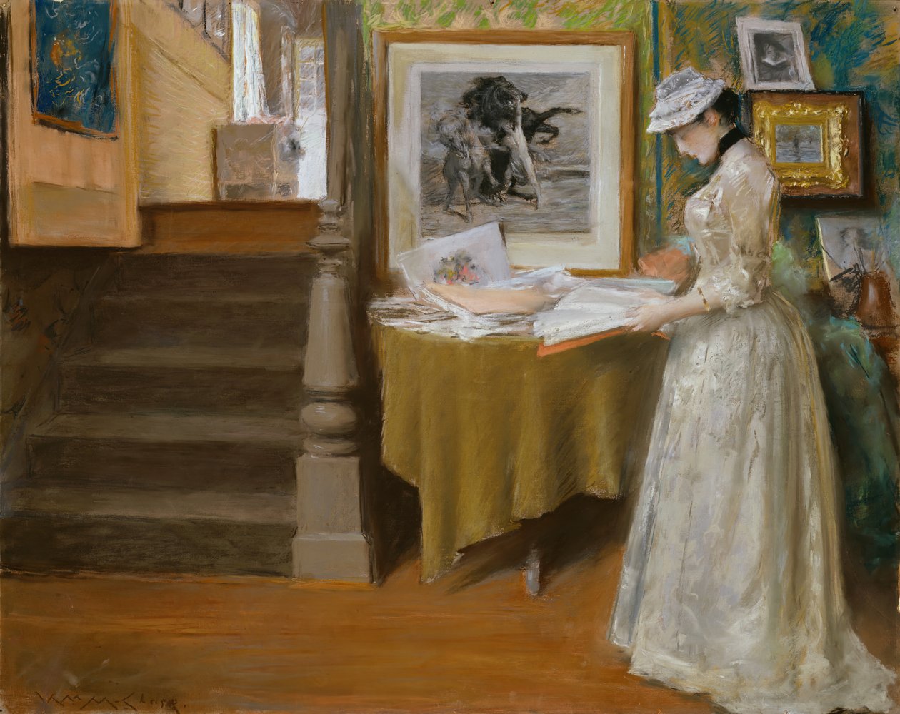 A Stúdióban c. 1892-1893. alkotó: William Merritt Chase