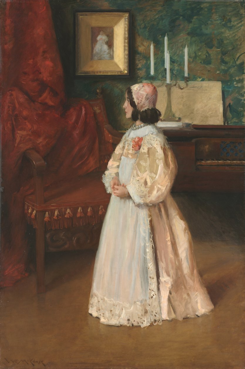 Alice lányom portréja alkotó: William Merritt Chase