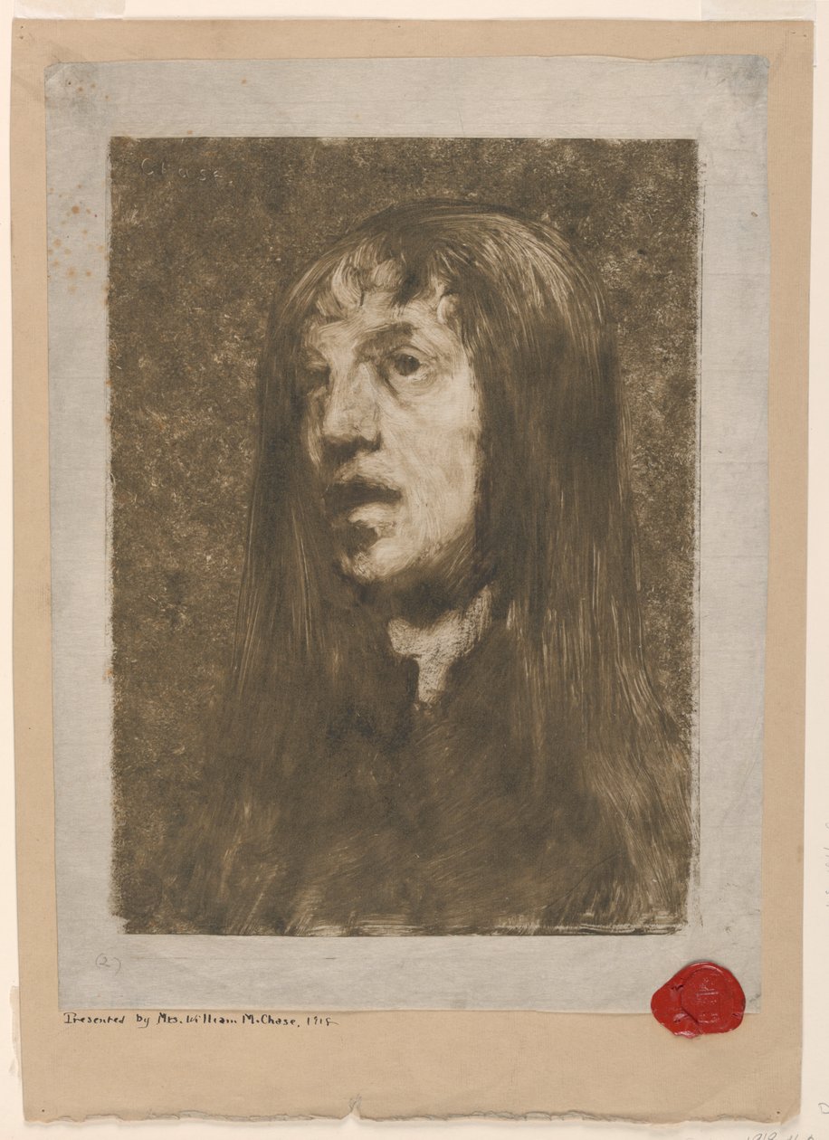 Egy nő portréja alkotó: William Merritt Chase