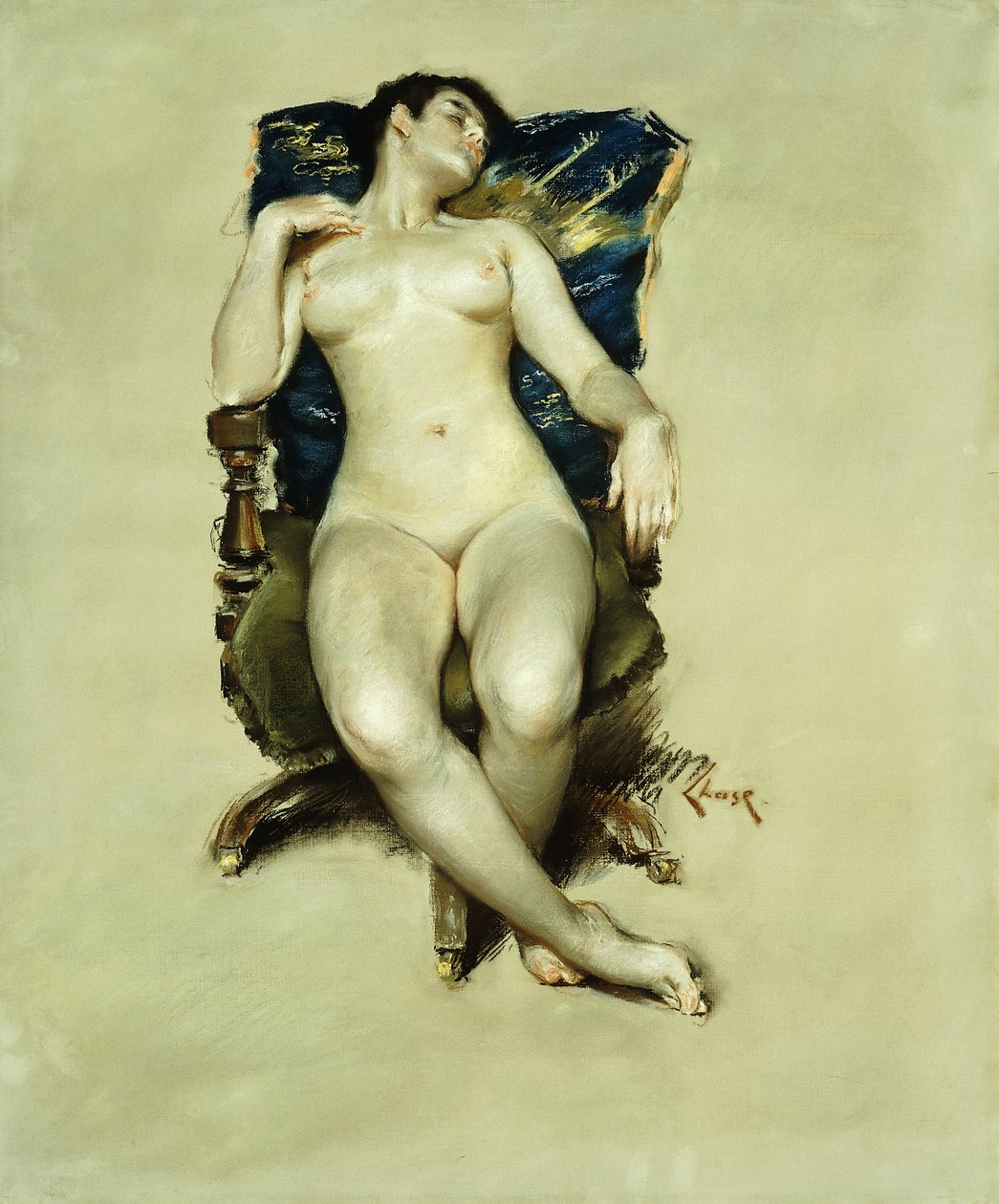 Nyugalom, alkotó: William Merritt Chase