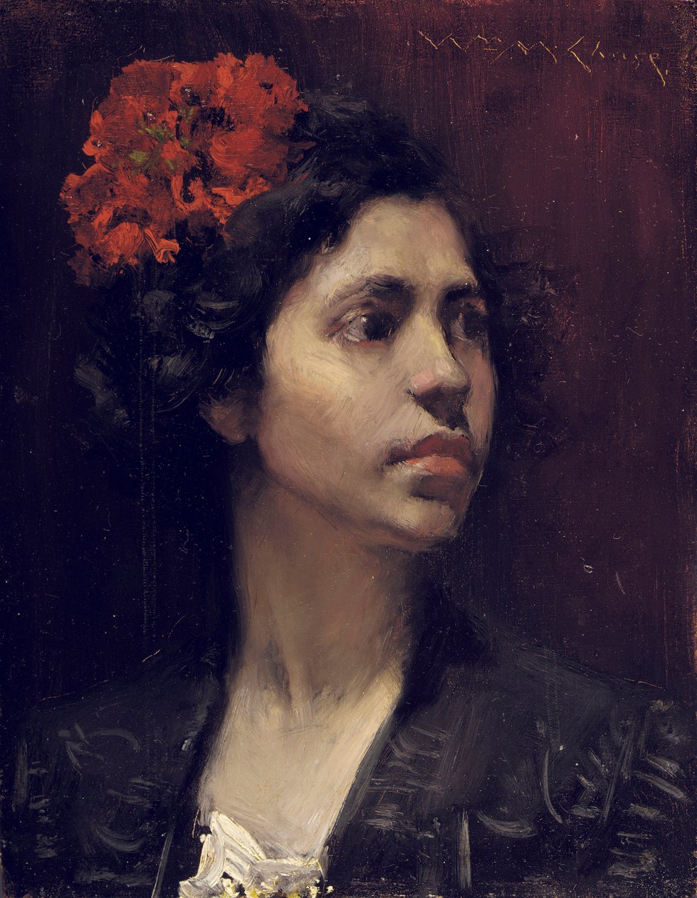 Spanyol lány alkotó: William Merritt Chase
