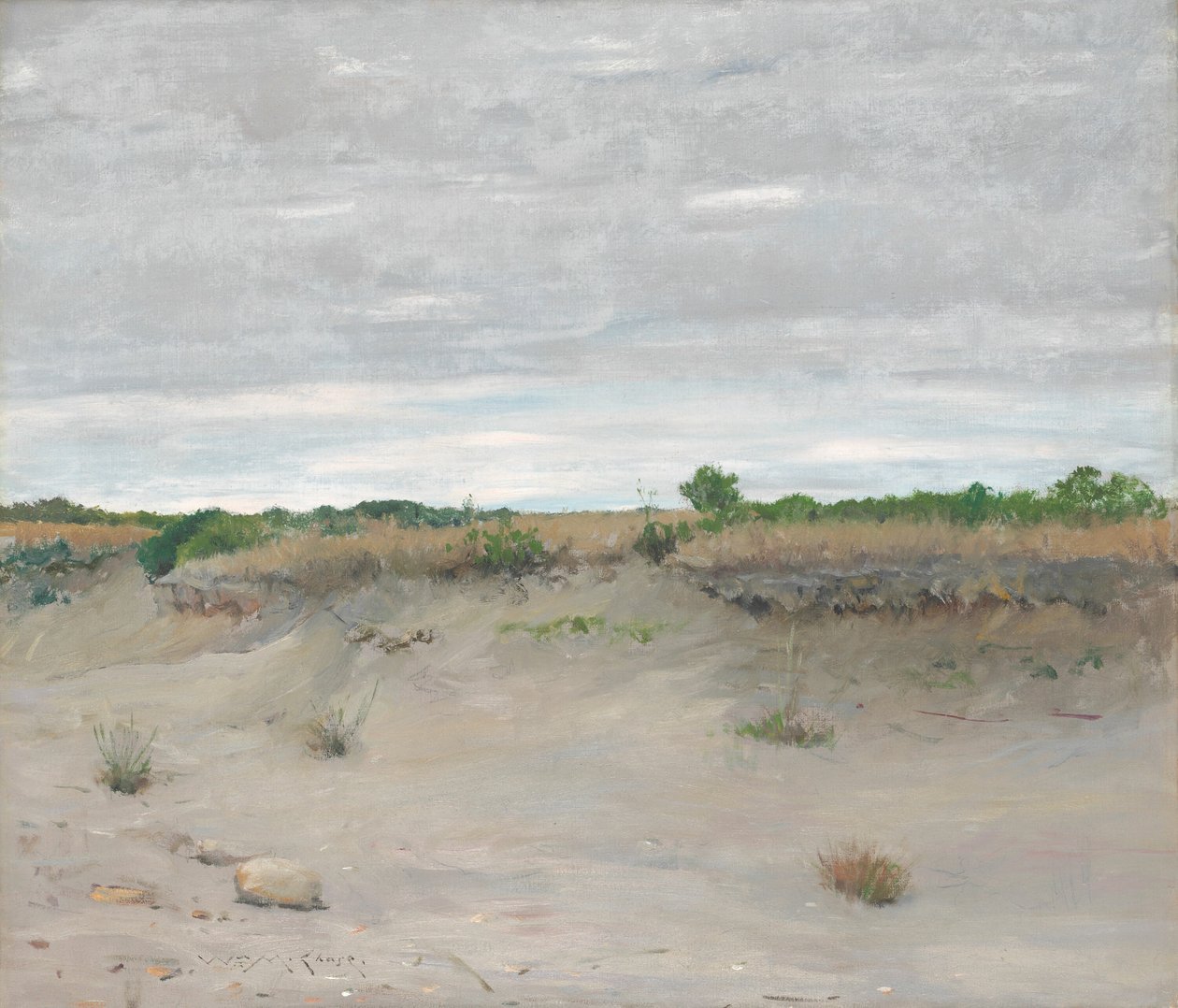 Szélfútta homok alkotó: William Merritt Chase